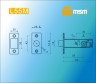 Механизм бесшумный (магнитный) - Межкомнатный L55M AC (медь)