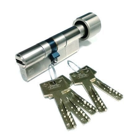 Механизм цилиндровый Abus Vela MX (Абус Вела) 90мм (50*40) никель, кл/верт